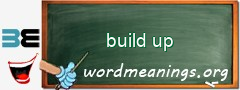 WordMeaning blackboard for build up
